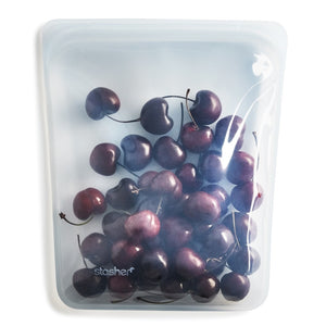 Daugkartinis silikoninis maišelis stasher, didelis (1,92 l)